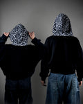 Full Zip Hoodie Leopardo